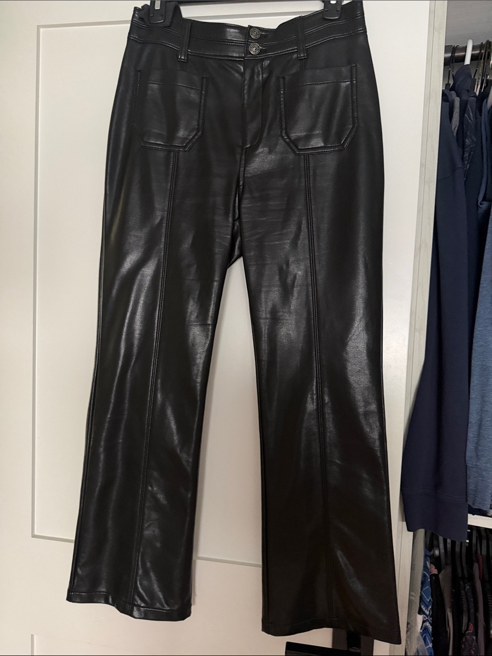 Black Straight Leg Pants